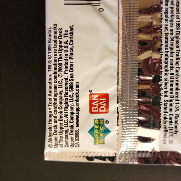 Digimon Trading Card Booster Pack Animated Series Edition - Picture 3 of 3